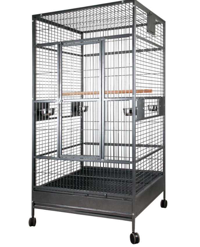 A&E Cage Co. 40"x40" Macaw Flight Cage (New)